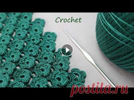 Всего 2 ряда!!! ПОТРЯСАЮЩИЙ УЗОР КРЮЧКОМ простое вязание SUPER EASY Beautiful Flower Pattern Crochet @Уроки ВЯЗАНИЯ Литке Татьяны @CROCHET step by step Please financial support! PayPal: litke108@gmail.com Privatbank card: 5363 5420 1481 8653 Вязанные ...