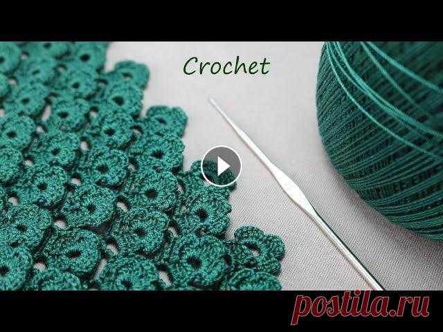 Всего 2 ряда!!! ПОТРЯСАЮЩИЙ УЗОР КРЮЧКОМ простое вязание SUPER EASY Beautiful Flower Pattern Crochet @Уроки ВЯЗАНИЯ Литке Татьяны @CROCHET step by step Please financial support! PayPal: litke108@gmail.com Privatbank card: 5363 5420 1481 8653 Вязанные ...