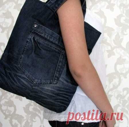 Мастер-класс по пошиву хозяйственной сумки из старых джинсов – Новий День