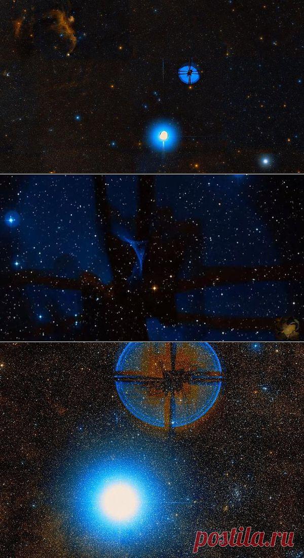 На картах звездного неба НАСА в системе Ориона обнаружены «египетские» голограммы-символы размером с галактику