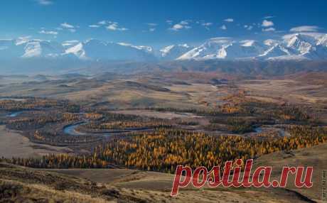 Изгибы Чуи, Горный Алтай. Фотограф – Светлана Казина: