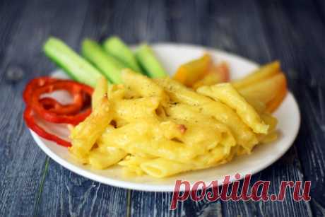 Макароны с сыром и молоком в духовке – пошаговый рецепт с фотографиями