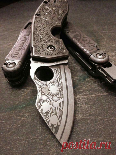 Leatherman на рукояти
