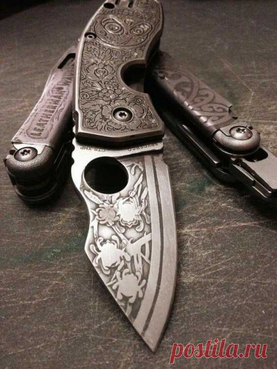 Leatherman на рукояти