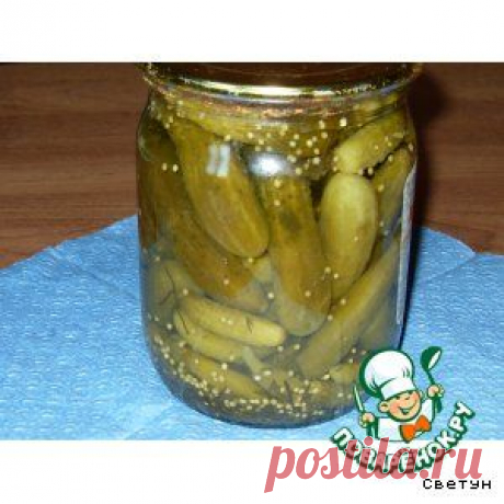 Огурцы маринованные &quot;Как магазинные&quot; - кулинарный рецепт