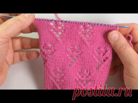 Ажур &quot;Цветы&quot; / Вязание спицами / Summer Openwork Knit Pattern