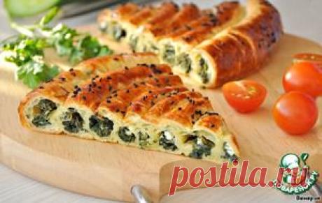 Пирог со шпинатом и сыром - кулинарный рецепт