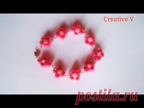 How to make quilling bracelet tutorial