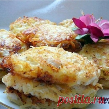 Драники с курицей - очень вкусно и просто