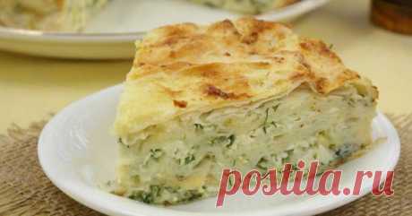 Сырный пирог из лаваша