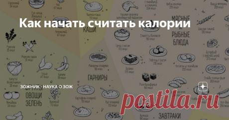 Как начать считать калории Статья автора «Зожник - Наука о ЗОЖ» в Дзене ✍:  Как ни крути, но только дефицит калорий примерно на 100% гарантирует потерю веса (а профицит – набор!
