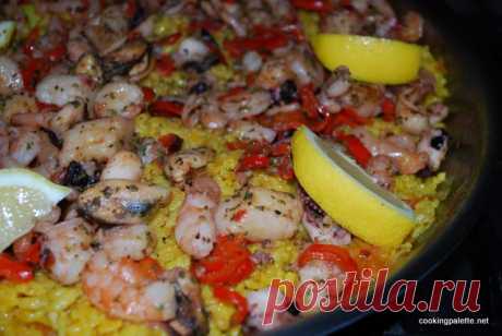 Паэлья с морепродуктами - Cooking Palette » Cooking Palette