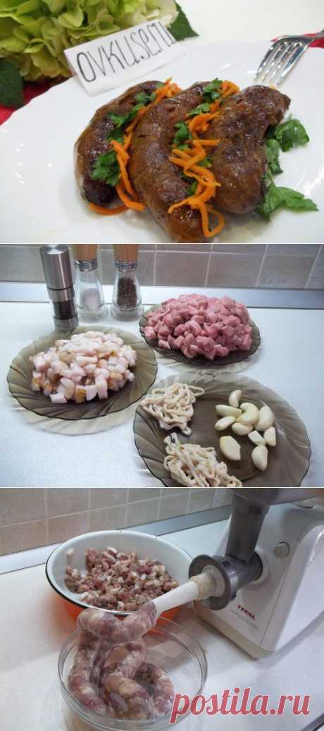 Колбаска по-домашнему, рецепт приготовления с фото / Простые рецепты
