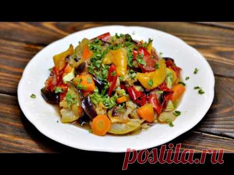 Потрясающие баклажаны с кабачками в мультиварке - проще и вкуснее не бывает