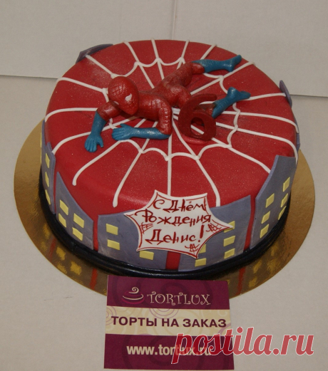Детский торт &quot;Человек Паук&quot;.Вес 3 кг.