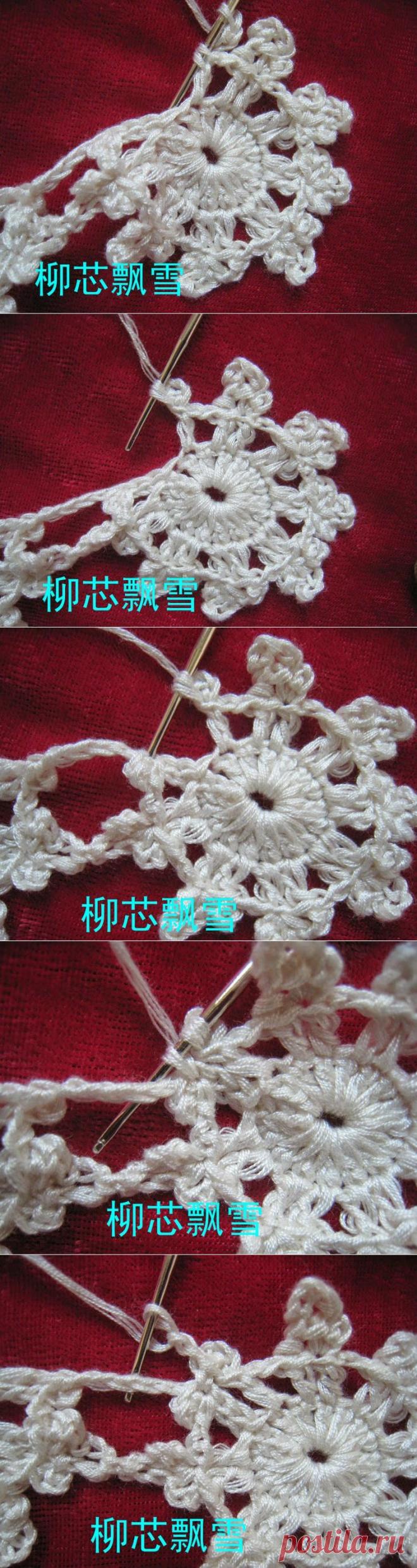 Irish crochet &: Туника. МК. Очень много фото.