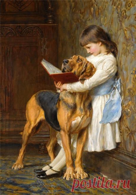 Английский художник Briton Riviere..
