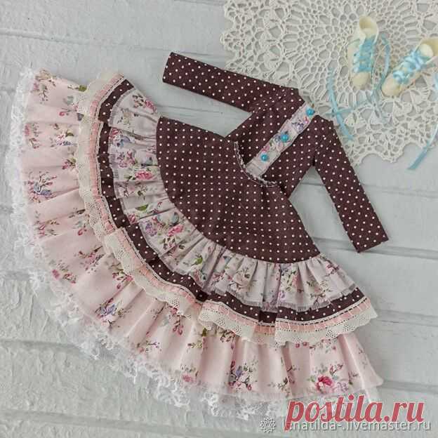 Мастер-класс юбка с рюшами/оборками для куклы Тильда | Журнал Ярмарки Мастеров