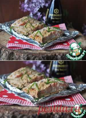 Рыба запечённая в сметанно-соевом маринаде - кулинарный рецепт