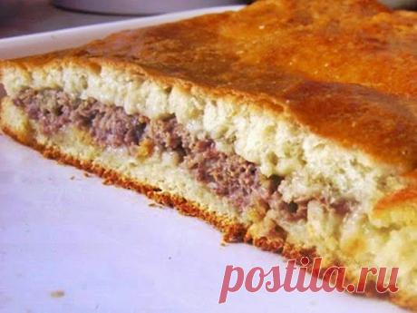 Пирог с мясом (фаршем) - Вкуснотища необыкновенная!