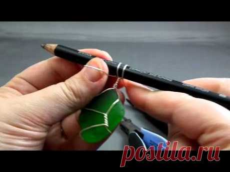 How to Wire-Wrap Beach Glass the Easy Way