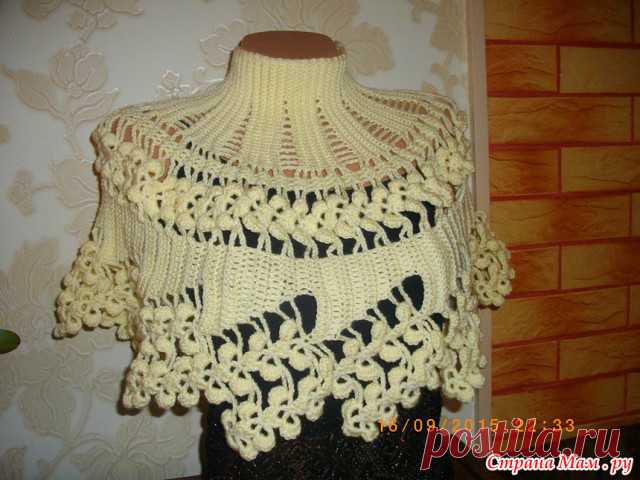 Манишка - накидка крючком