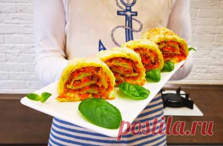 Рецепт нового и очень вкусного блюда из кабачков, которое можно подавать даже на праздник