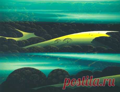 Фантастически красивые пейзажи. Художник Эйвинд Эрл / Eyvind Earle (США, 1916-2000)