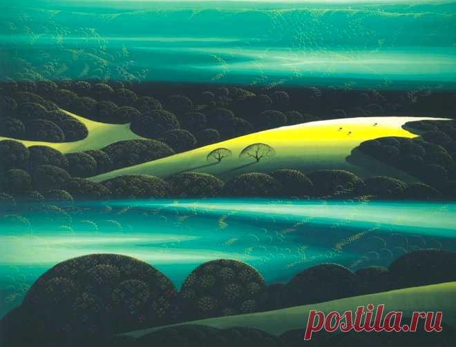 Фантастически красивые пейзажи. Художник Эйвинд Эрл / Eyvind Earle (США, 1916-2000)