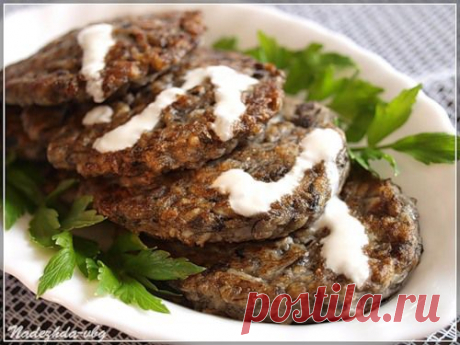 Грибные оладушки