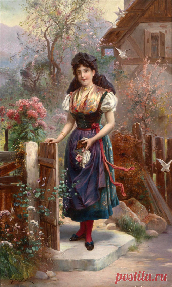 Hans Zatzka (Ханс Зацка, 1859-1945, Austrian) \1\