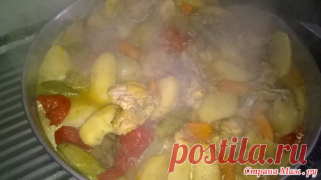 Макмура - курица (или мясо) с овощами.(Иорданское блюдо). Дополнила. - Страна Мам