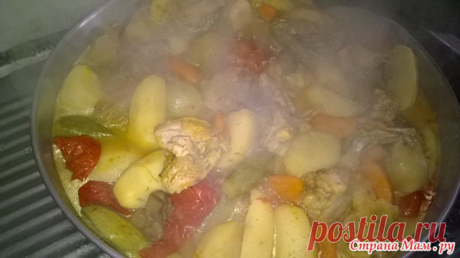 Макмура - курица (или мясо) с овощами.(Иорданское блюдо). Дополнила. - Страна Мам