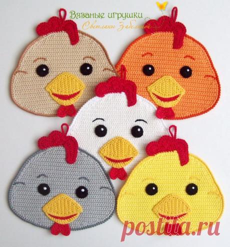 Вязаные крючком прихватки Пасхальной тематики (ИДЕИ ДЛЯ ВДОХНОВЕНИЯ) – Журнал Вдохновение Рукодельницы