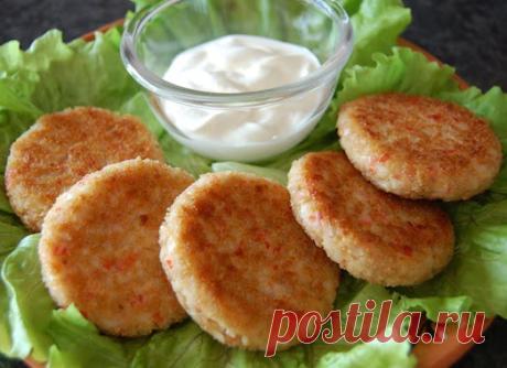 Оригинальные котлетки из крабовых палочек — Вкусные рецепты