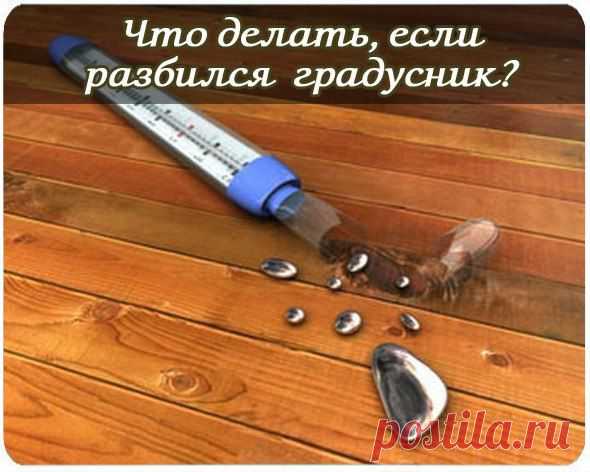 Что делать, если разбился градусник? | ЖЕНСКИЙ МИР