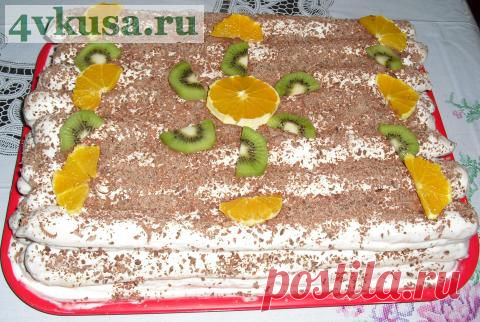 Тортик из заварного теста "Дамские пальчики" | 4vkusa.ru