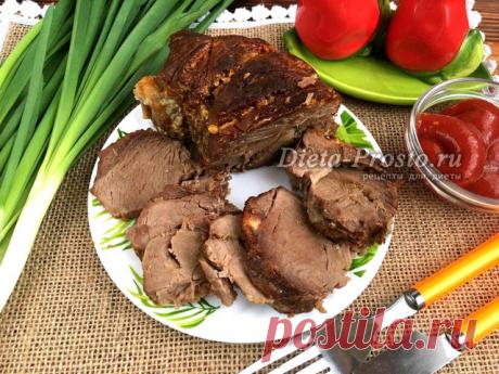 Буженина по домашнему из говядины в мультиварке, очень и очень вкусная и сочная