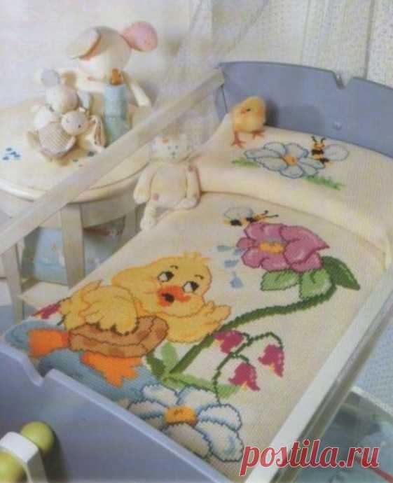 ​Вышиваем утенка