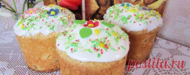 Творожный кулич без дрожжей