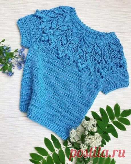 Схема нежной ажурной кокетки крючком Конкурс "Счастливый комментарий" - комментируй публикации, получай призы каждую неделю! Детали конкурса читайте здесь ЗДЕСЬ  Экспресс конкурс "Вязаный карантин", 4 сезон! - детали участия читаем ЗДЕСЬ