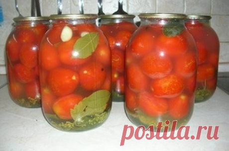 Консервированные помидоры, как из бочки