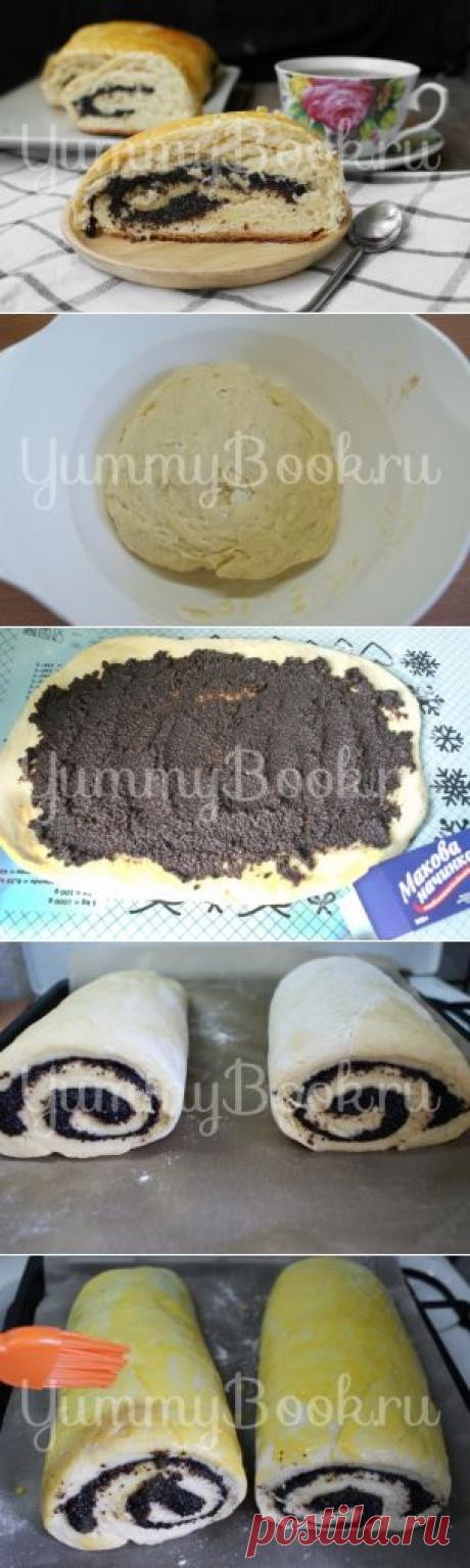 Дрожжевой рулет с маком - пошаговый рецепт с фото