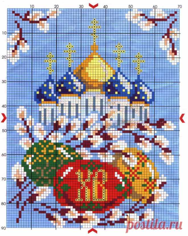 Вышивка к пасхе Рукоделие для дома своими руками. Мастер-классы, уроки и креативные идеи.