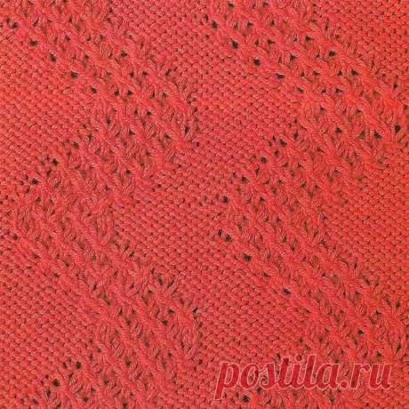 Узор № 201 - структурный комбинированный узор. Схему вязания и условные обозначения вы сможете увидеть на сайте.