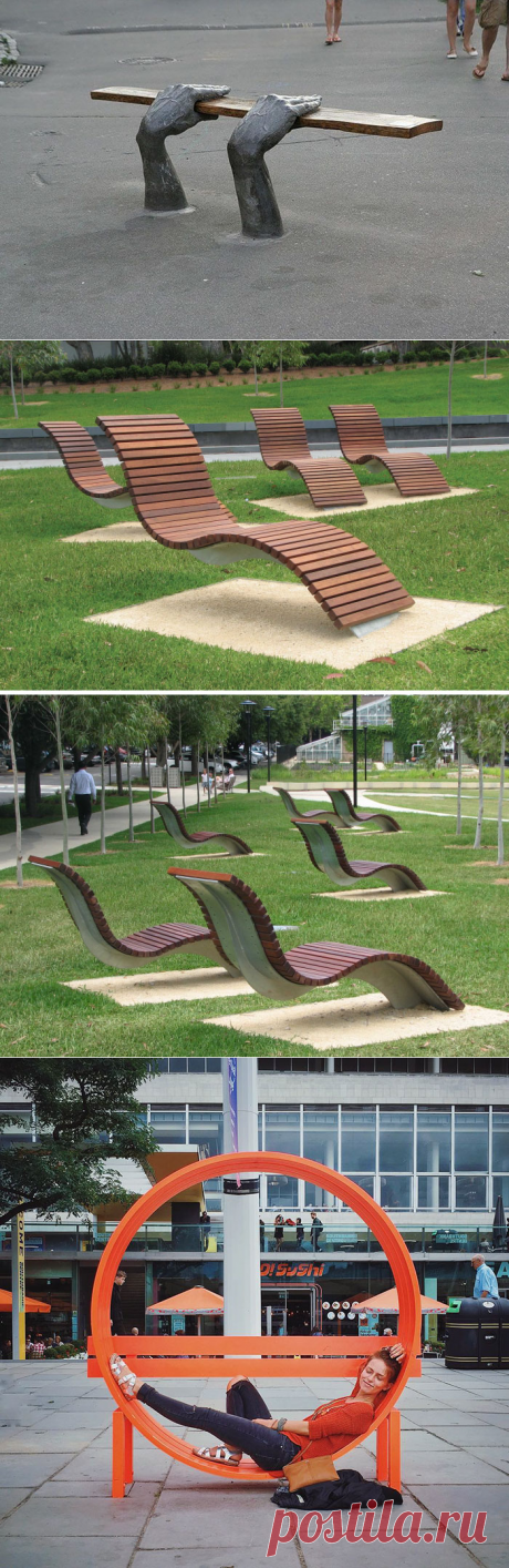 26 самых креативных скамеек со всего мира • НОВОСТИ В ФОТОГРАФИЯХ