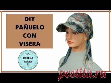 COMO HACER PAÑUELO CON VISERA.🌼