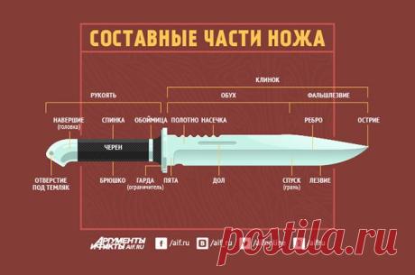 Из чего состоит нож?