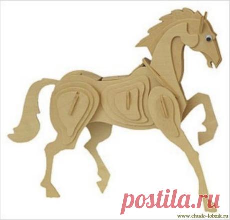 Чертеж поделки «Лошадка». — Чудо-лобзик