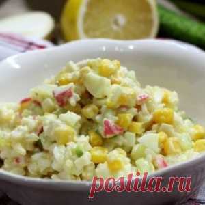 Вкусный крабовый салат - МирТесен